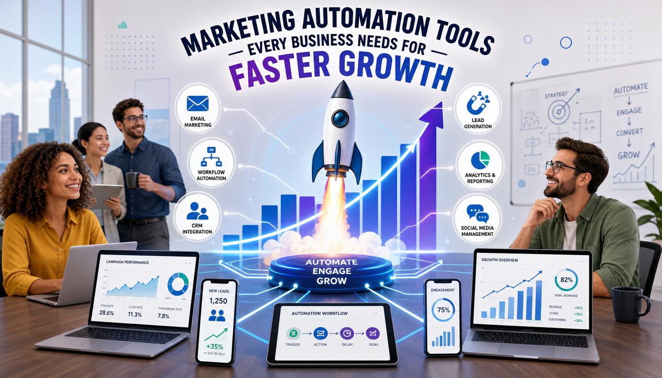 Marketing Automation Tools Every Business Needs for Faster Growth
