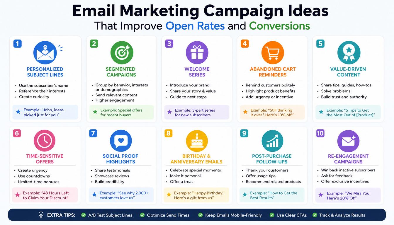 Email Marketing Campaign Ideas That Improve Open Rates and Conversions
