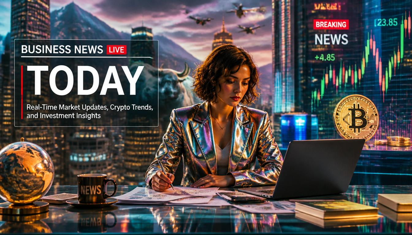 Business News Today Live: Real-Time Market Updates, Crypto Trends, and Investment Insights